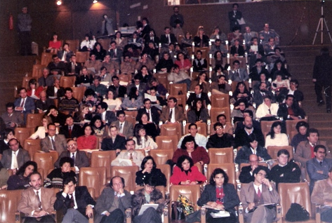 Foto das pessoas na platéia do 1º Congresso Paranaense sobre os Direitos do Consumidor