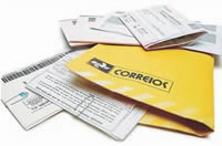 Foto de envelopes dos Correios