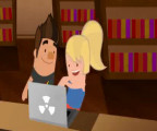 Ilustração de pessoas usando o computador
